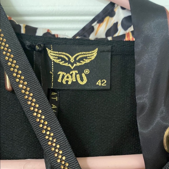 Tatu Black and Animal Print Tracksuit - Picture 5 of 10